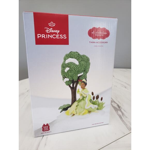 NEW Disney Princess Tiana Figure St Nicholas Square Christmas Village Girls Room